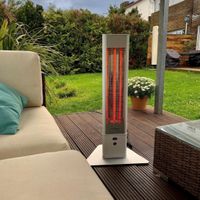 VASNER HeatTower 2500 W Carbon Stand-Heizstrahler (Weiß)