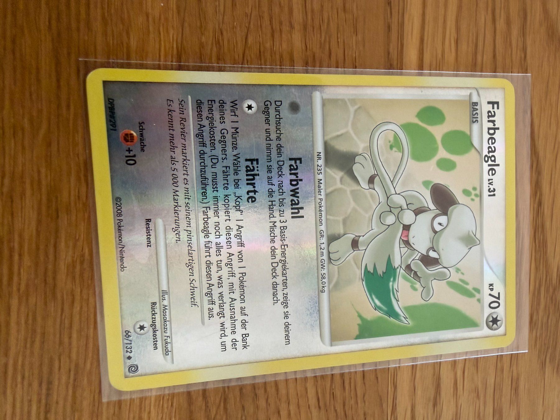 Pokémon Sammelbilder & Trading cards: Farbeagle Lv. 31 66/132 – Gebraucht aus Amriswil von sim_nlb6