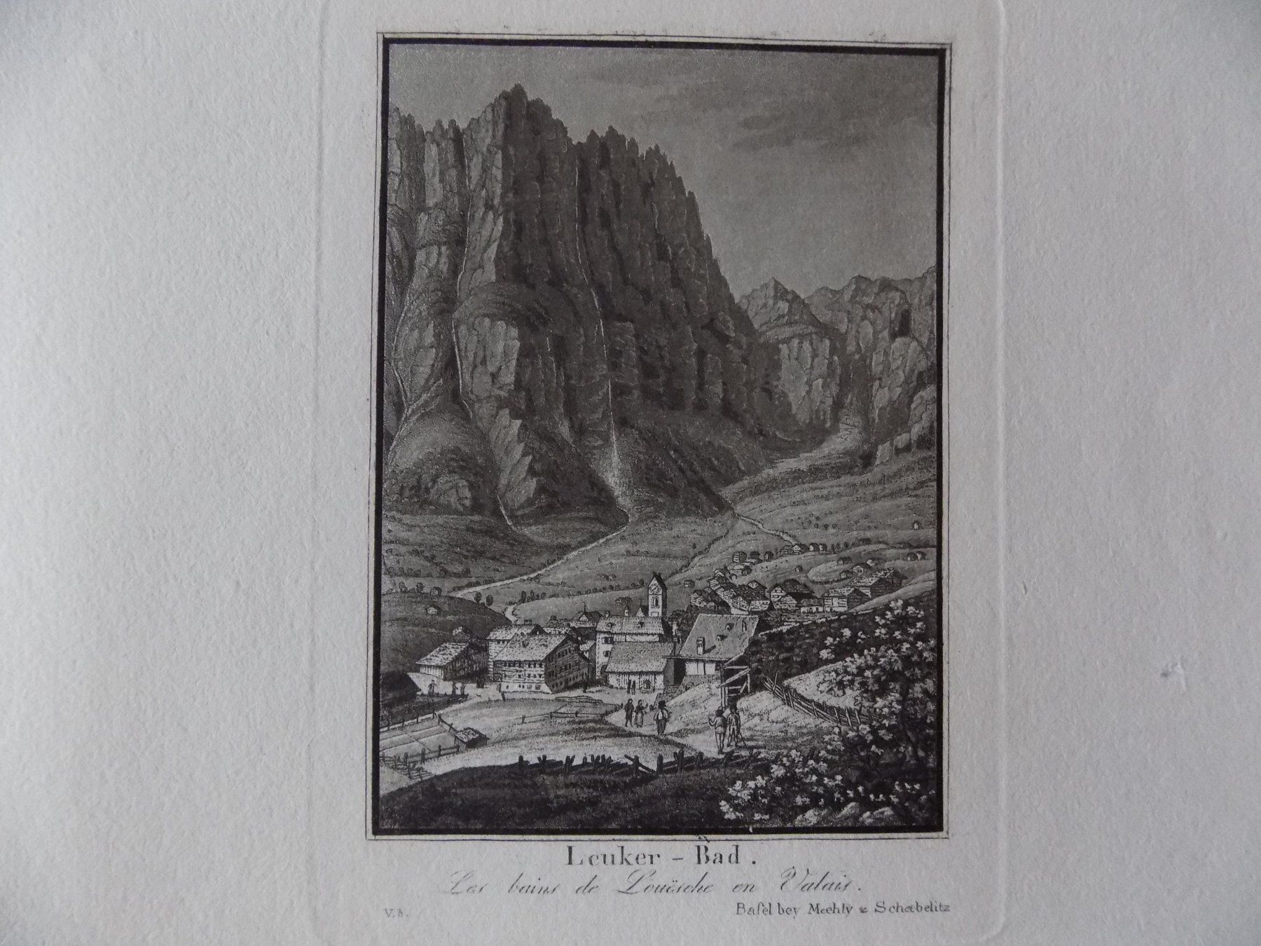 Gravures: Leukerbad Wallis Aquatinta – D'occasion à Risch par Antikfee 4