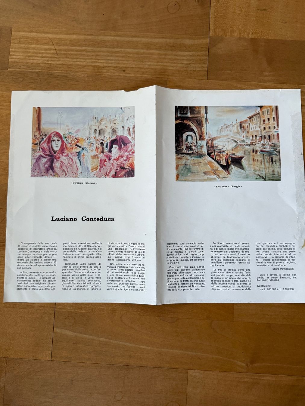 Dipinti: Bild Gemälde Luciano Conteduca – Usato da Wittwil venduto da Schnaeppli64 1