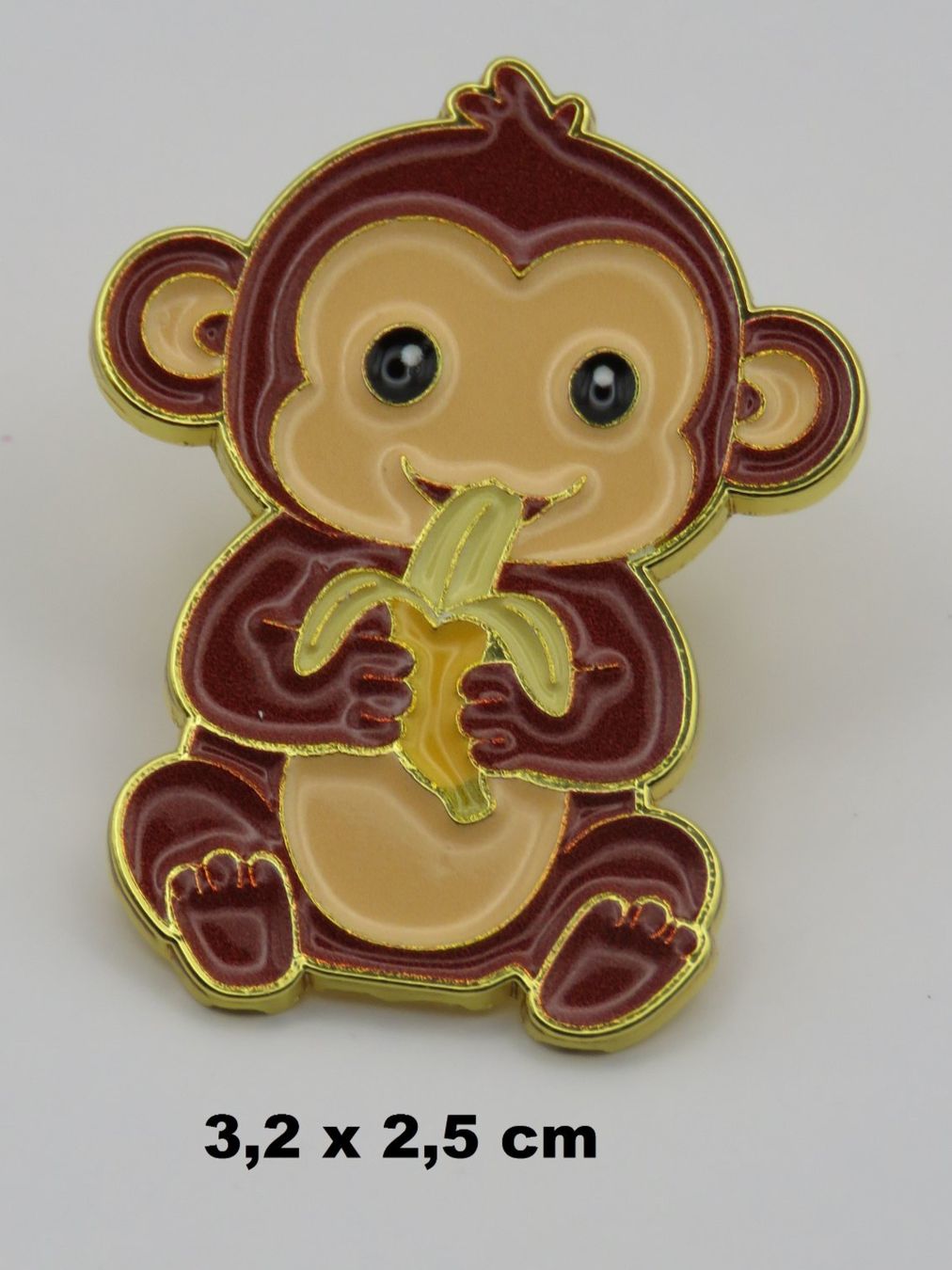 Spille & Fermagli: Ansteck Pin - AFFLI mit BANANE - Emaille - 3,2x2,5cm – Nuovo e nell'imballaggio originale da Grenchen venduto da Yamahwildstar16
