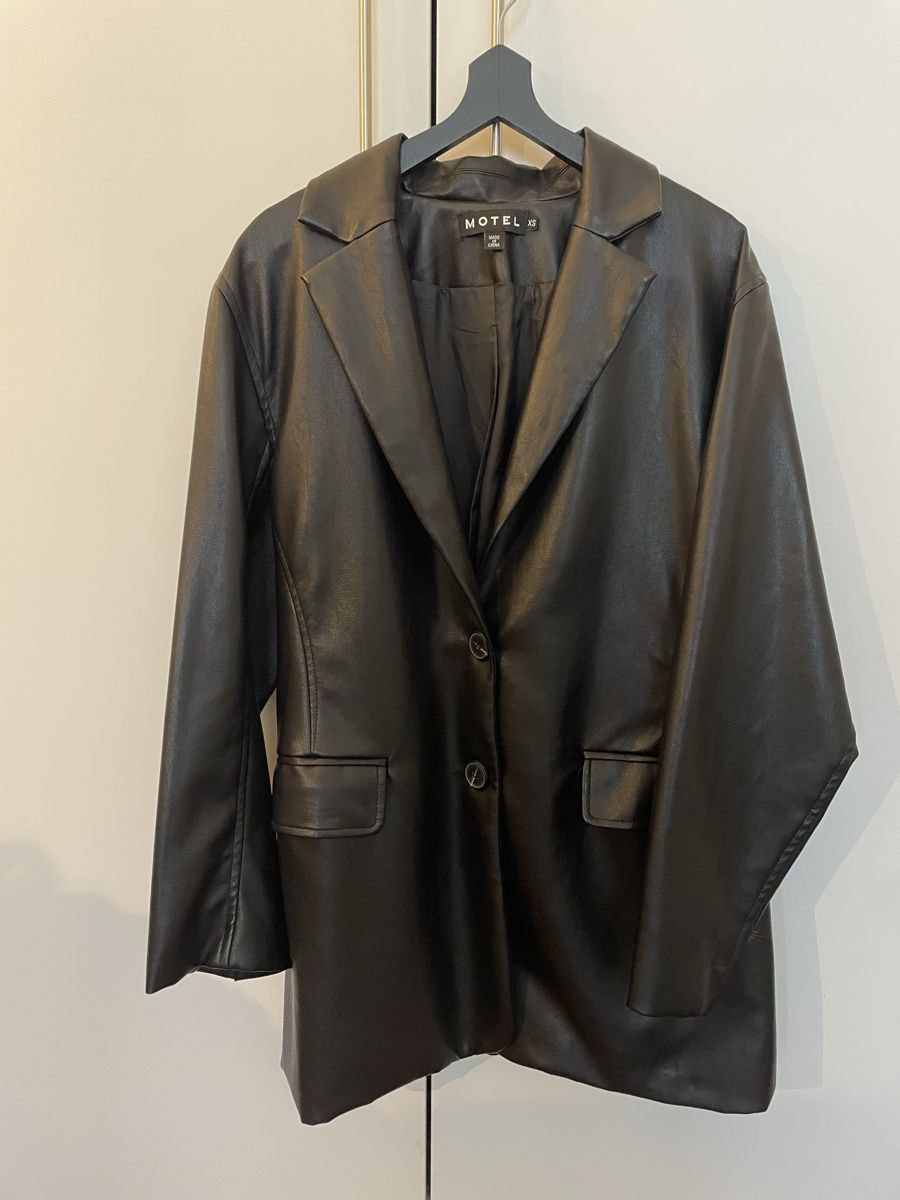Jacken: Motel Kunstleder Blazerjacke – Neu (gemäss Beschreibung) aus Muntelier von nol_ywk9
