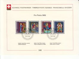 Sammelblätter PTT SBK 246 mit ET
