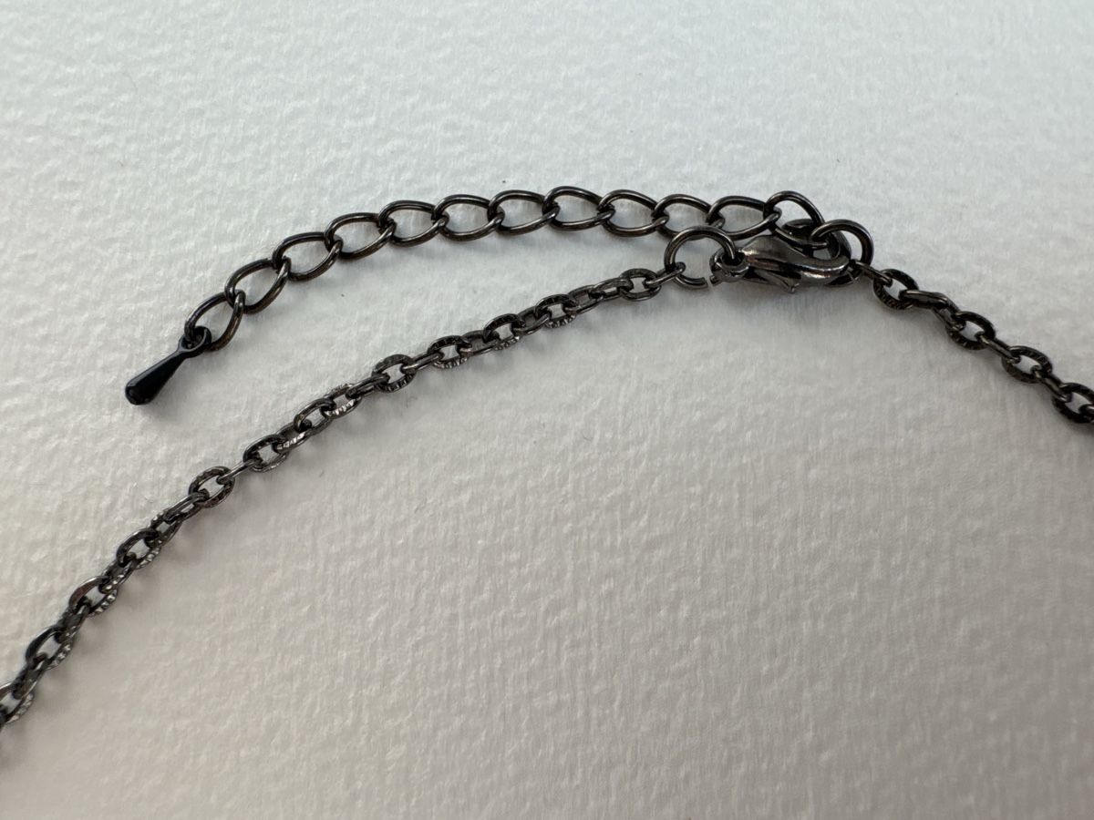 Catenine: Elegante schwarze Halskette mit Strass Steinen – Usato da HORGEN venduto da vladibarca10 4