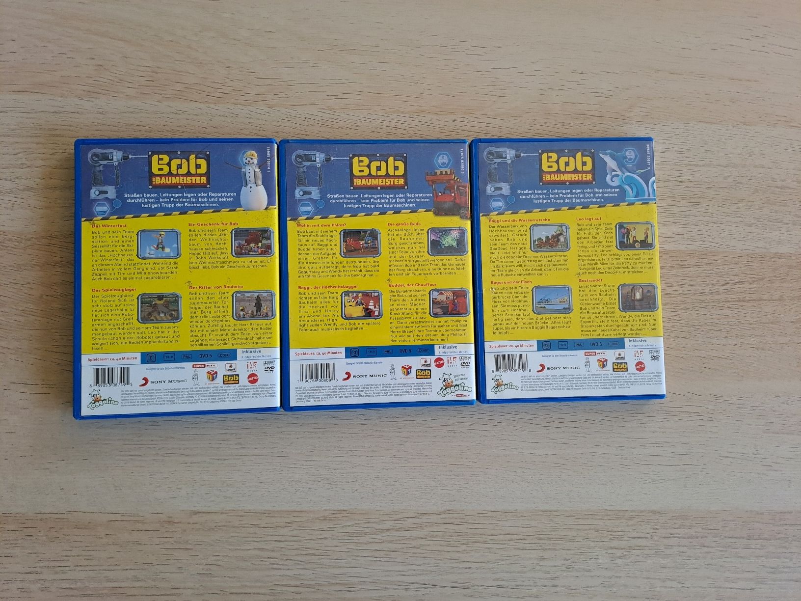 Tutti i DVDs: 3 DVD von Bob der Baumeister – Usato da Rothenburg venduto da 123odermatt 1