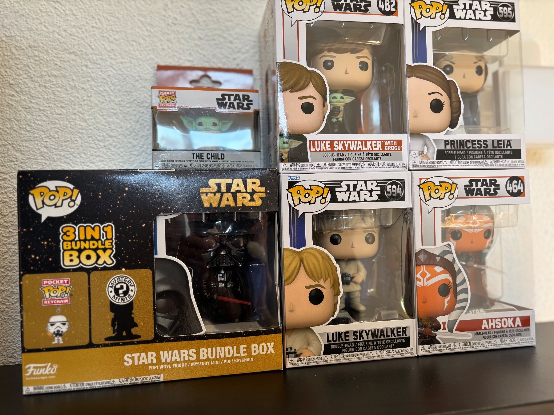 Funko Figuren: 6 pcs - Funko POP, Stars Wars (NEW) – Neu und originalverpackt aus Collombey von Cards07 1