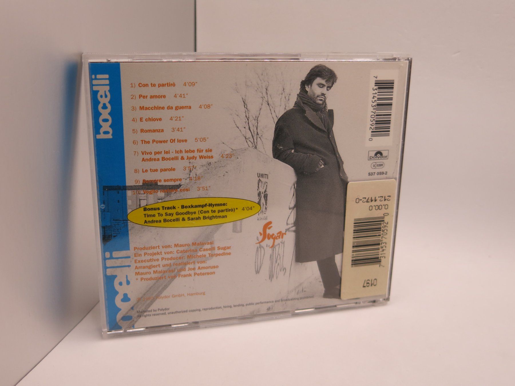 CD: 2 CDs Andrea Bocelli - Bocelli + Romanza – Usato da Ernetschwil venduto da luisvonerni 3
