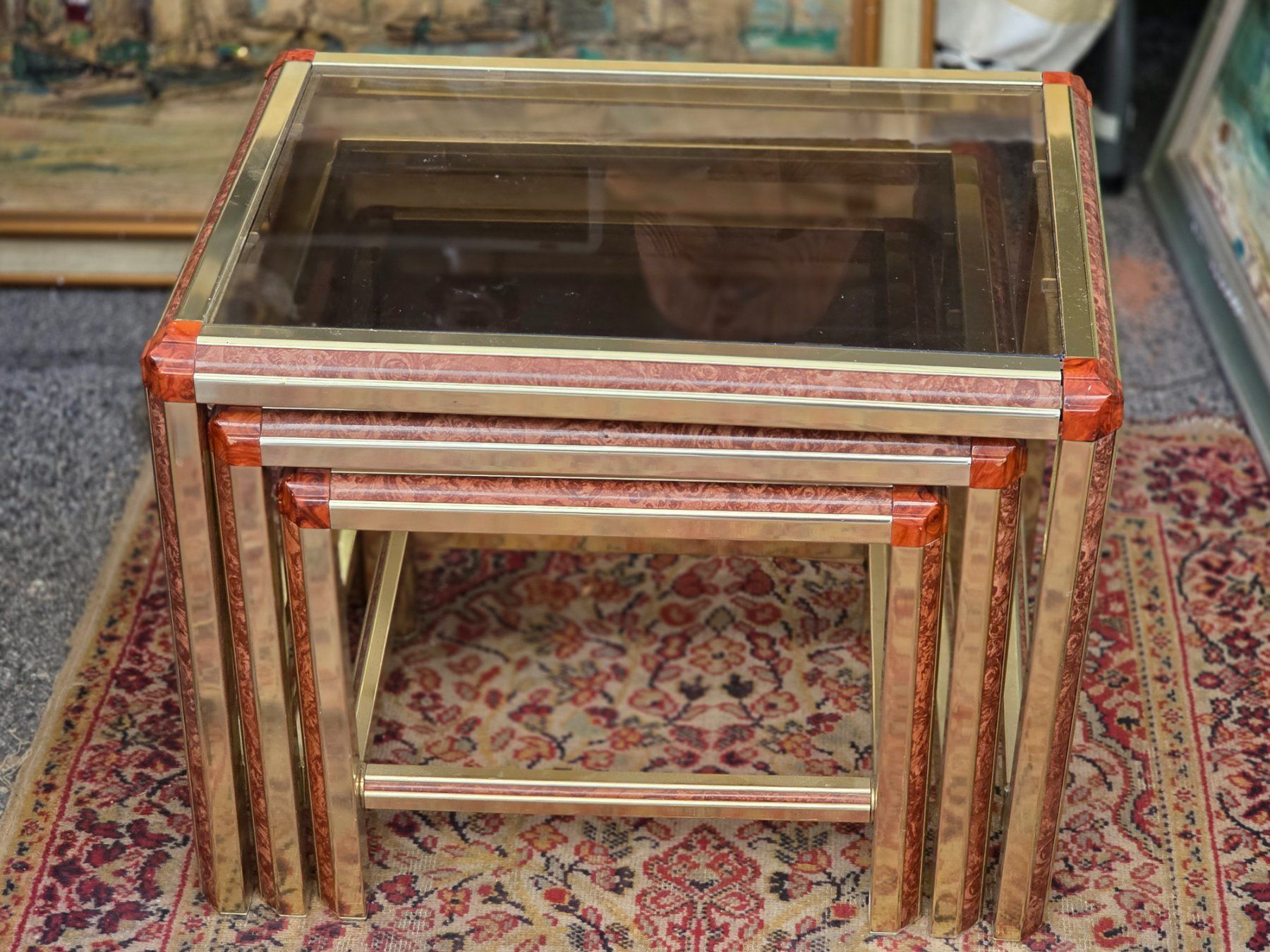 Set di tavolo e panche: table Gigonhe  des anne 70 – Usato da Vernier venduto da 19pigments 3