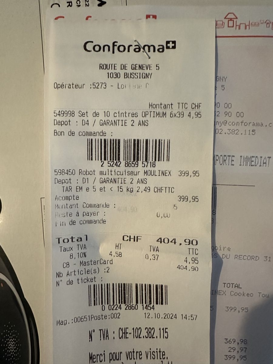 Elettrodomestici da cucina: Moulinex Cookeo Touch Wifi – Usato da Echallens venduto da Anteros 4