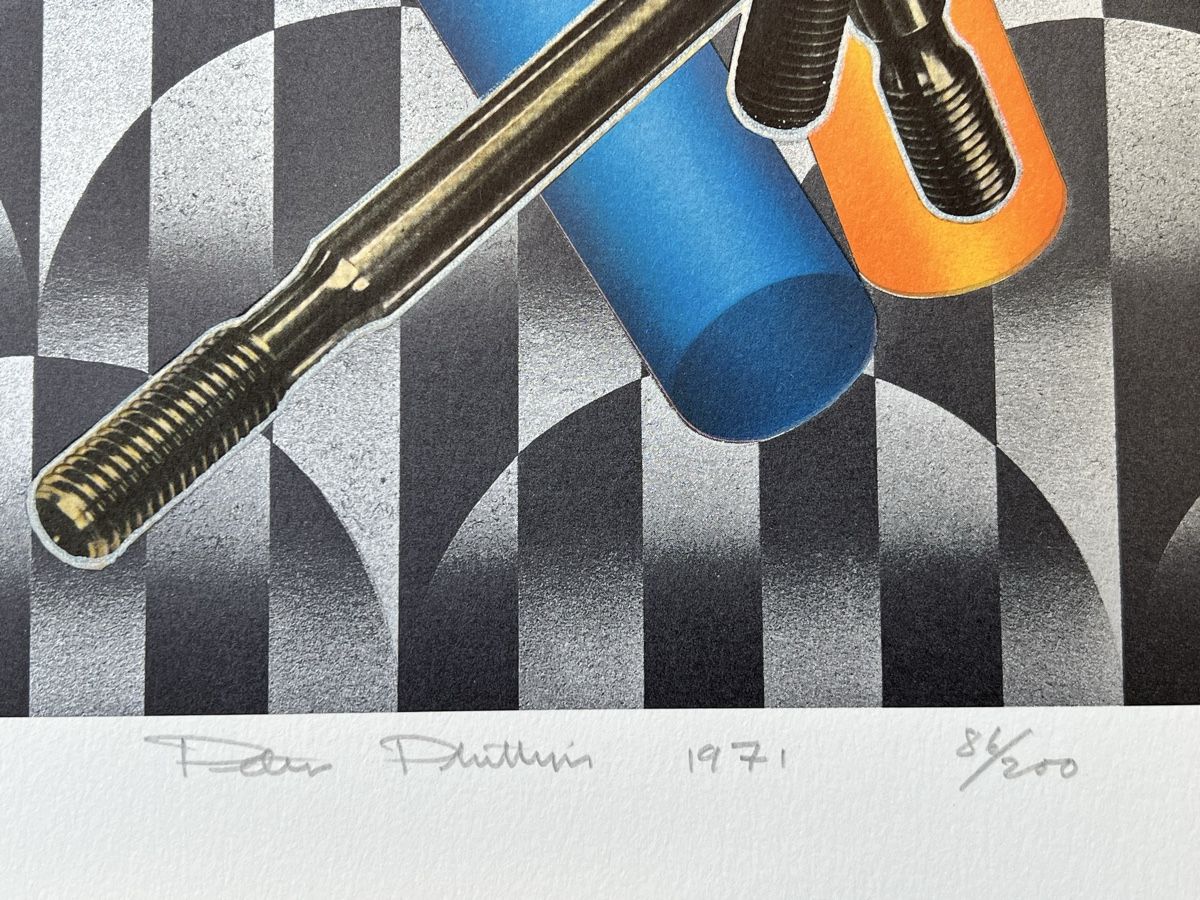 Grafiken & Lithographien: Peter Phillips Original- Serigraphie 6 Farben 1971 – Gebraucht aus Adliswil von bilderboerse-zuerich 3