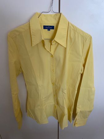 Bluse Sommer Sonne Façonnable langarm gelb 38