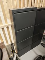Schuhmöbel ALU 8 Paar Schuhe 4 Klappen schwarz