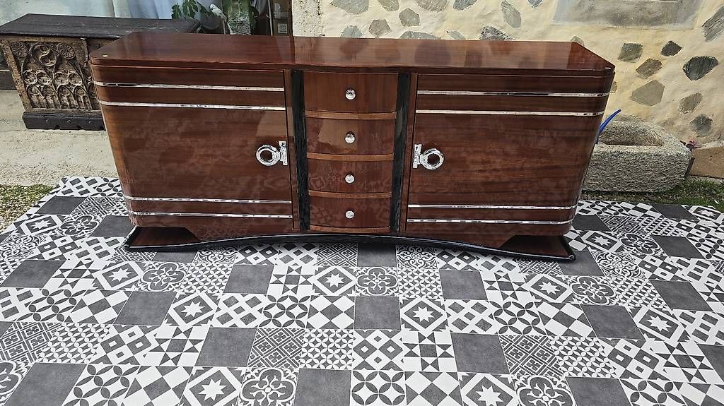 Credenze: Enfilade art deco acajou VENDU – Usato da Mollens VD venduto da espritartdeco 2