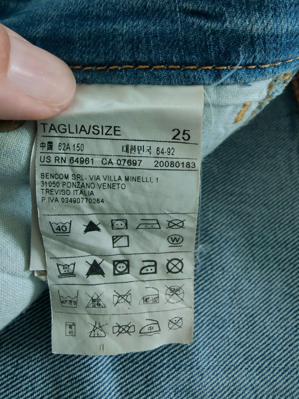 Jeans: Benetton Boyfriend Jeans - Grösse 25 – Gebraucht aus Birmensdorf ZH von LucaToni02 1
