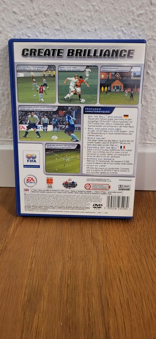 Sony Giochi: PS 2 - Fifa Football 2004 – Usato da Münsingen venduto da DigitaleSpielecke 1