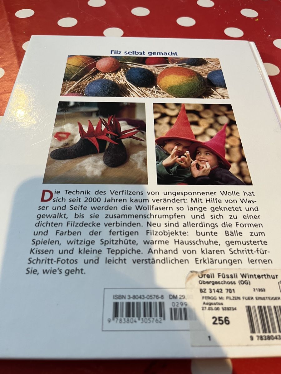Bücher: Filzen für Einsteiger - Buch – Gebraucht aus Brig von luk_fn87 1