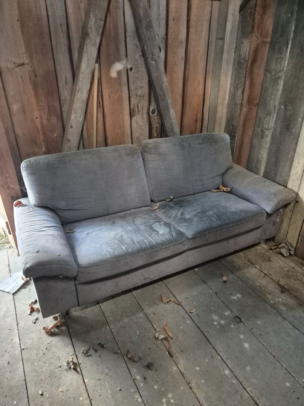 Divani: Altes 3er-Sofa / Stoffsofa in Grau ab CHF 1.- – Usato da Buchs ZH venduto da lukas_6708