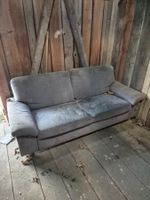 Altes 3er-Sofa / Stoffsofa in Grau ab CHF 1.-