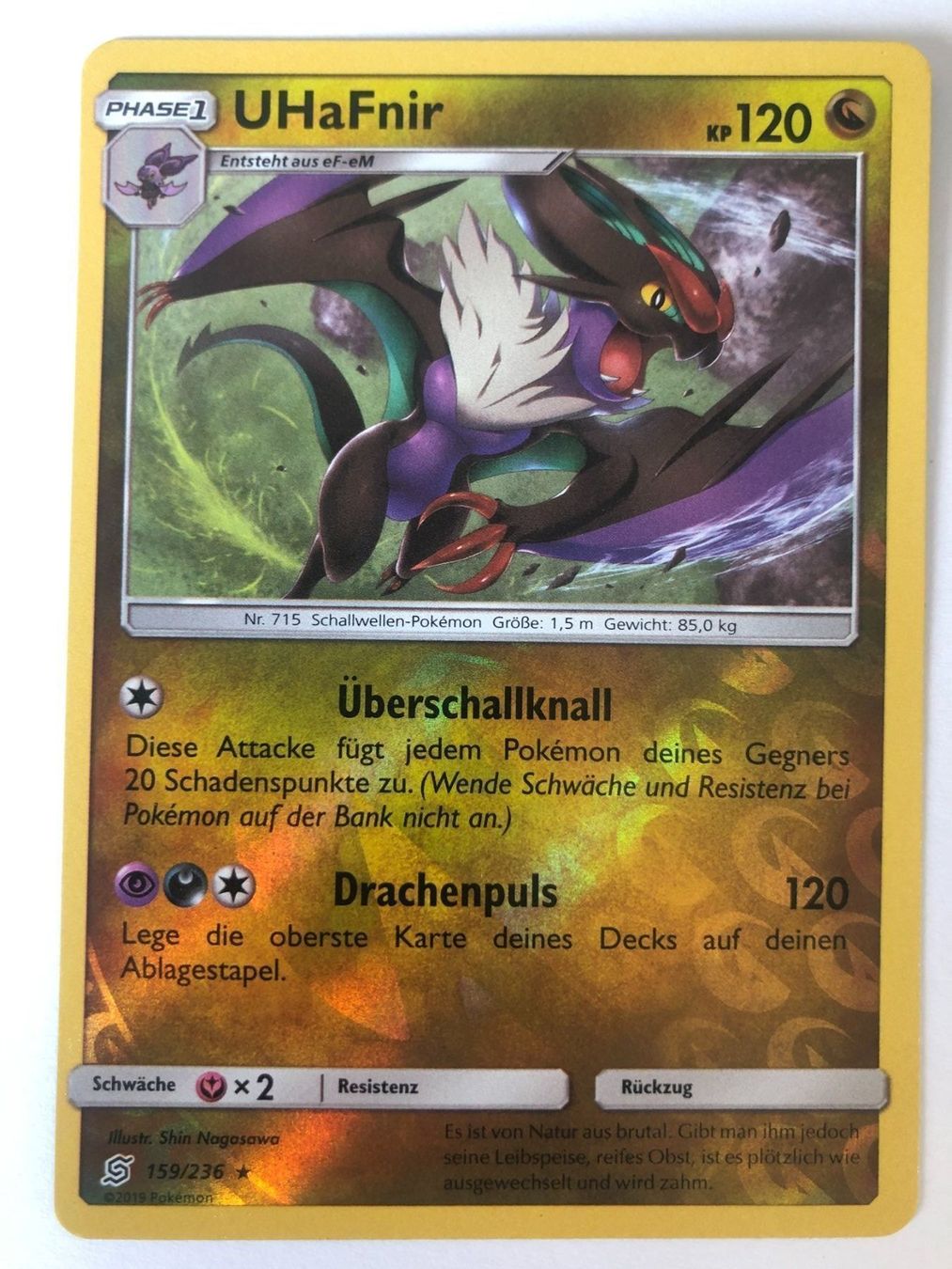 Pokémon Carte collezionabili: UHaFnir - Reverse Holo - Pokemon TCG – Nuovo (secondo la descrizione) da Nussbaumen AG venduto da Pika-Shop