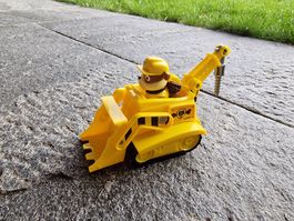 Paw Patrol Spielzeug Bagger mit Figur von Rubble