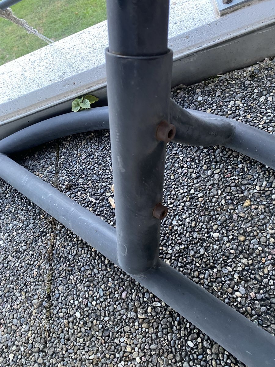 Poltrone pensili da giardino: Polyrattan-Hängesessel in Mondform mit Gestell  – Usato da Wittnau venduto da tim_2mkl 1