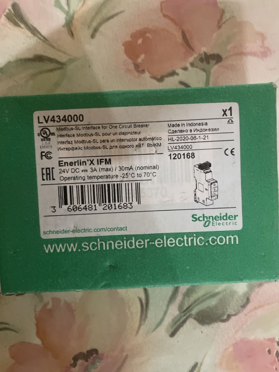 Schneider Stromzufuhr: Interface Modbus-SL Enerlin'X IFM Schneider LV434000 24V DC  – Neu und originalverpackt aus Gillarens von PandaGore