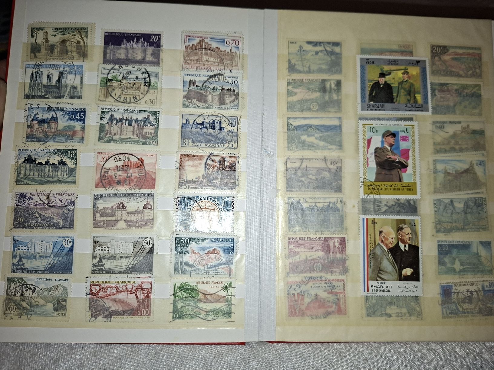 Alle Briefmarken: Sammlunh Frankreich  – Gebraucht aus Balgach von SIMEON27 6