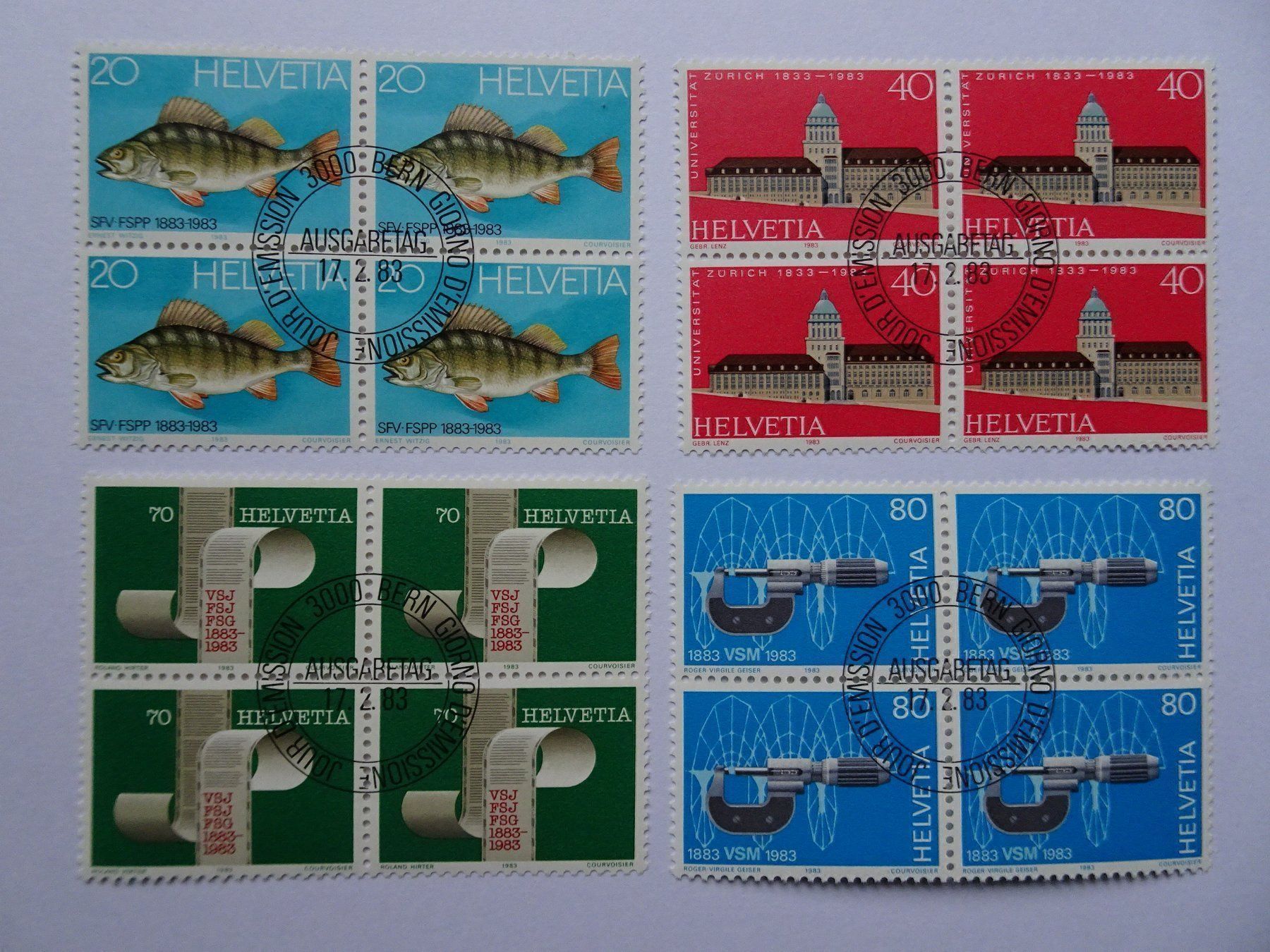 Tous les timbres: 1983 – Neuf (Voir description) à Aadorf par Chnorli-Furz