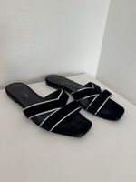 Saint Laurent Tibute Velvet & Silver Sandals, Size 37