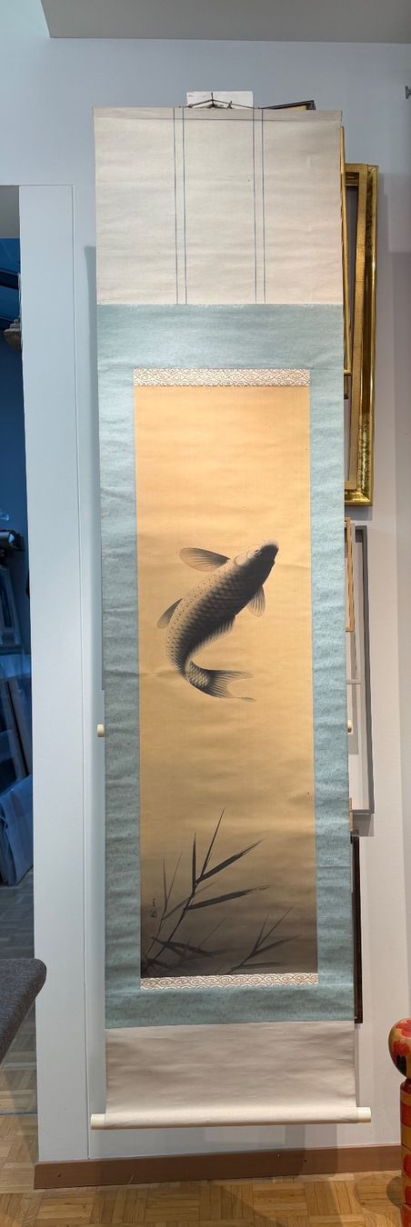 Foto & Immagini: Rollbild Japan Kakejiku „Koi" – Usato da Bern venduto da mbtiti 1