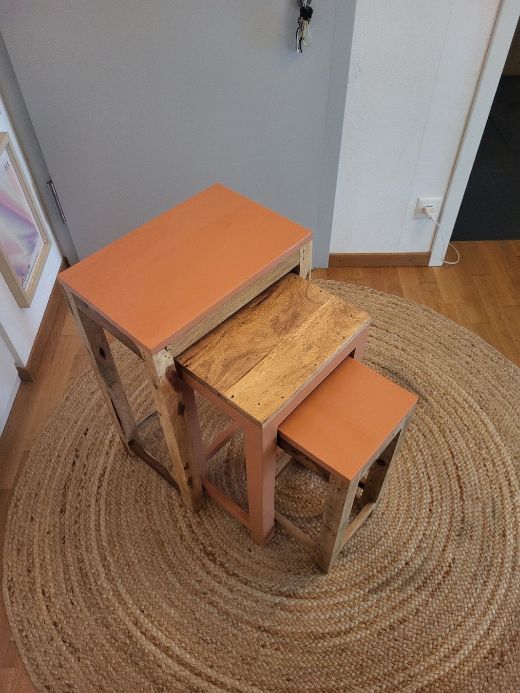 Tables: Tables gigognes retapées – D'occasion à Geneve par Mk.i 4