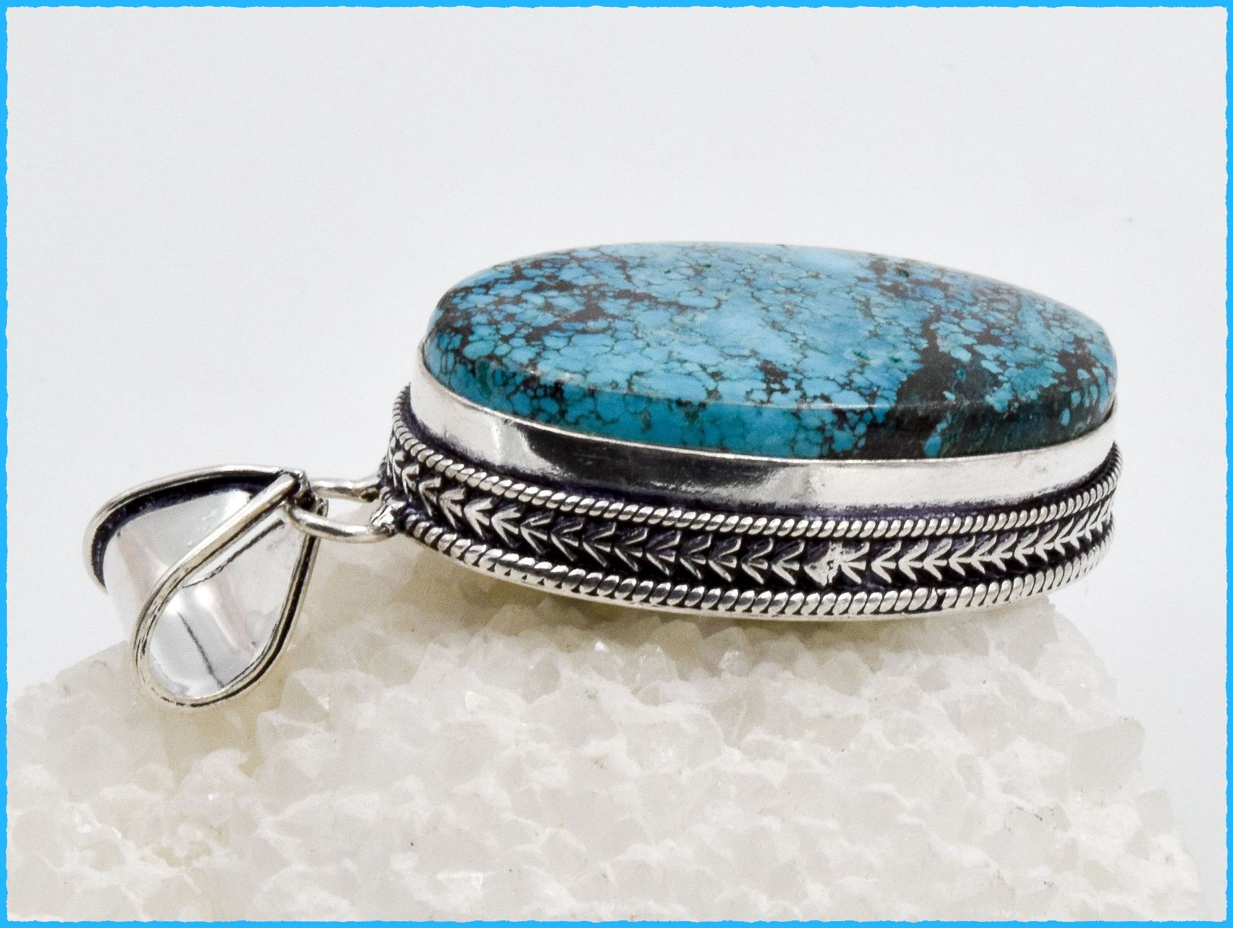 Anhänger: TURQUOISE, Türkis Anhänger 925 Silber – Neu und originalverpackt aus Oberglatt ZH von Goldfee1 3