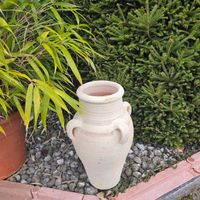 Handgefertigte Terracotta-Amphore aus Tunesien – Mediterrane