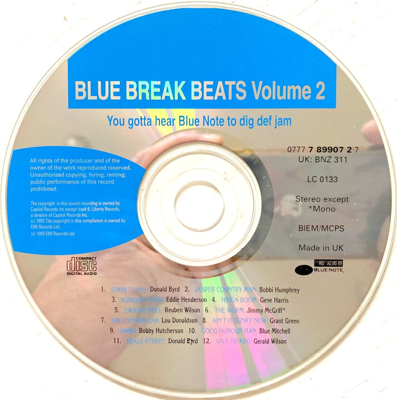 CDs: VARIOUS JAZZ / FUNK / SOUL - BLUE BREAK BEATS VOLUME TWO – Gebraucht aus Bottens von hotter-than-hell 2