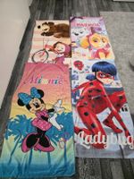 4 Badetücher, Paw Patrol, Masha, Minnie Maus, Ladybug