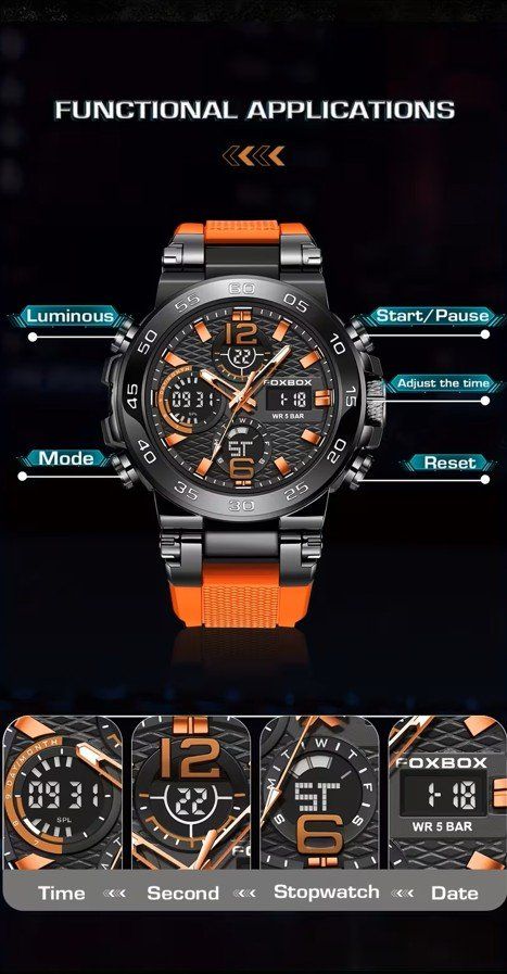 Orologi: Sportuhr / Chronograph – Nuovo e nell'imballaggio originale da Hinterfultigen venduto da Zeisel 7