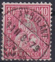 Sitzende Helvetia "10", Nr. 46,++++
