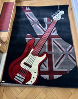 Hanse Home Gitarre (Bass) 🎸Teppich 140x200cm UNION JACK NEU