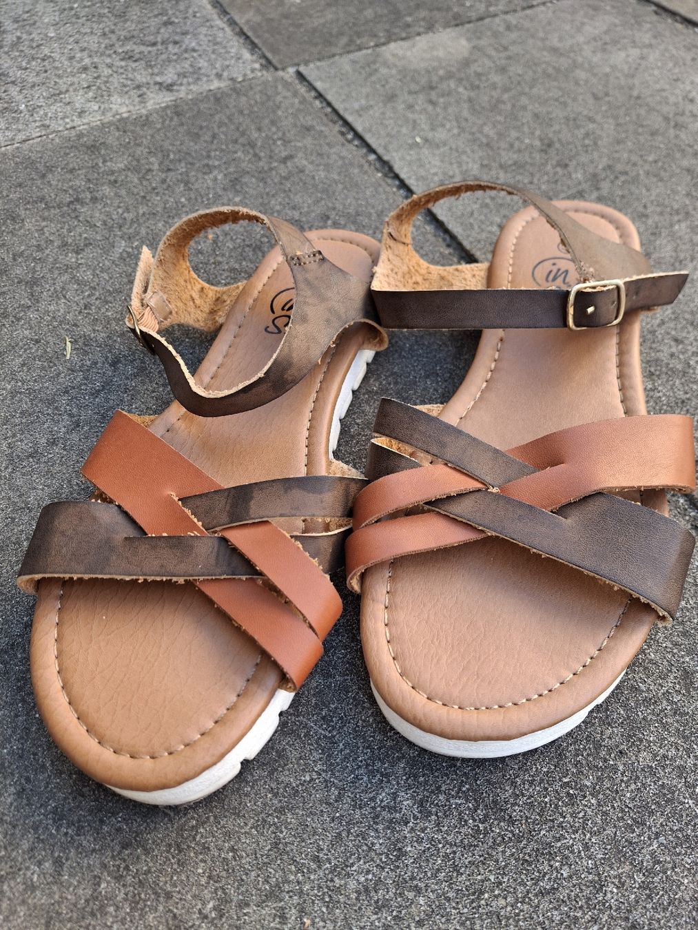 Scarpe da donna: Sandale Damen braun Grösse 38  – Usato da Rothenburg venduto da Priska_70