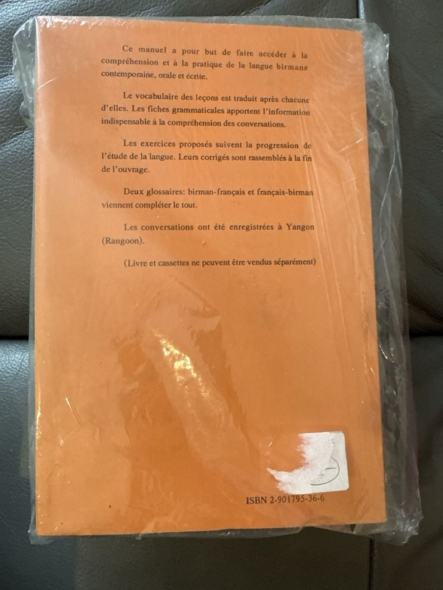 Libri: Manuel de Birman vol1 – Nuovo e nell'imballaggio originale da Genève venduto da DoualS 1