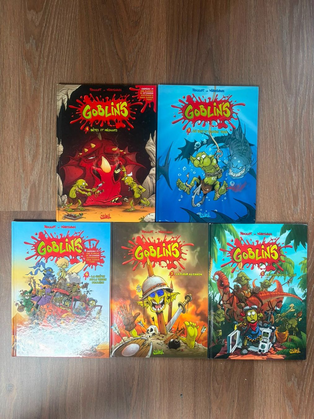 Fumetti: Set de BD Goblins (tome 1,2,4,5,6) – Usato da Môtiers NE venduto da ElGreco3099