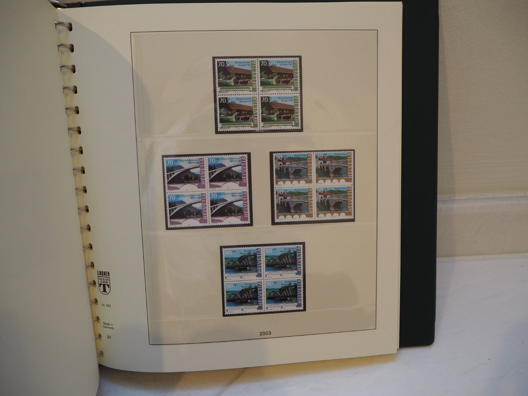 Tutti i francobolli: PP 1973 - 2007 in 4er ** Frankatur 382.20 oder Sammlung – Nuovo e nell'imballaggio originale da Zürich venduto da Alain-Phila 8