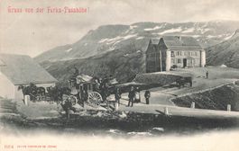 Gruss von der Furka Passhöhe Fleiß anime