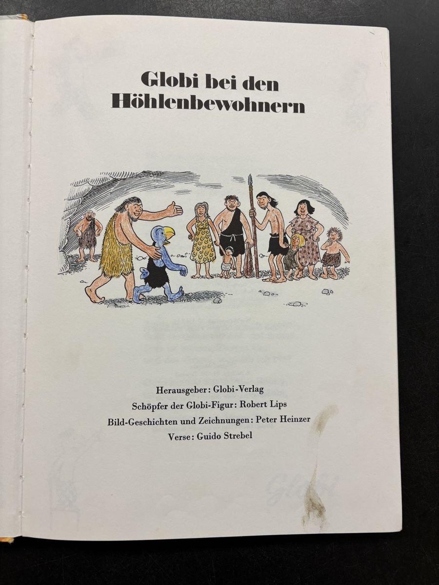 Libri: Globi bei den Höhlenbewohner, Buch – Usato da Büren an der Aare venduto da Nikito2001 1