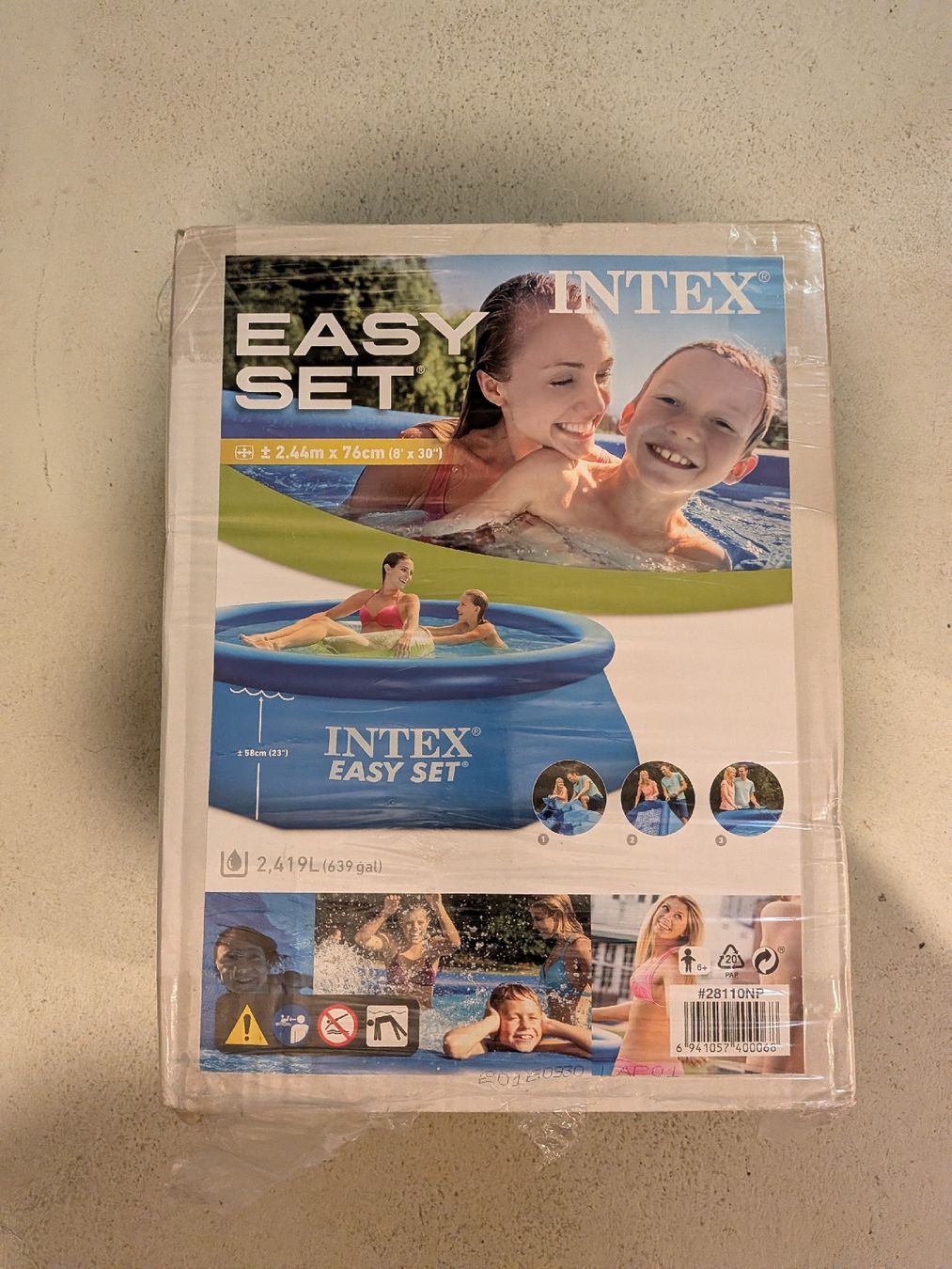 Intex Piscine: Intex Easy Set Above Ground Pool, 2.44 m diameter, New! – Nuovo (secondo la descrizione) da Maur venduto da geo_tw5t 1