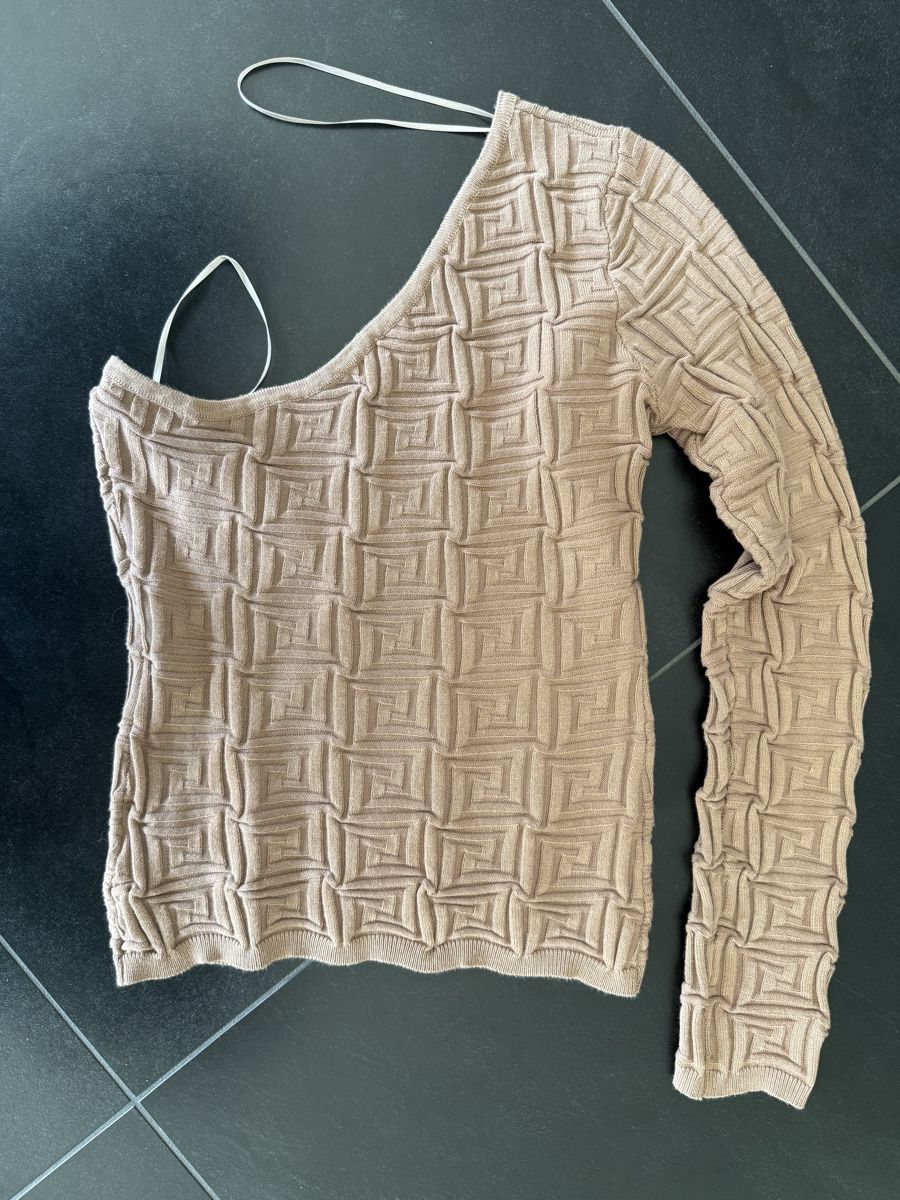Maglioni & Felpe: Enzoria Oberteil Beige, One Shoulder, Gr.S – Usato da Bilten venduto da and_6hjn 2