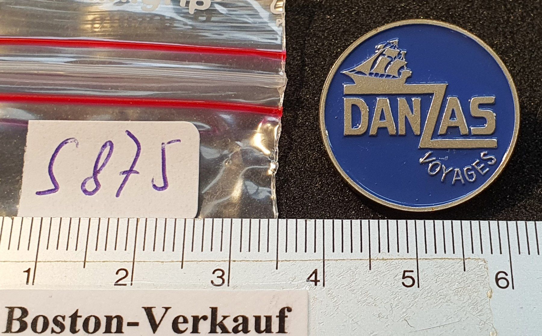 Spille & Fermagli: S875 - Alte Brosche DANZAS  Voyages Schiff – Usato da Reinach BL venduto da Boston-Verkauf 2