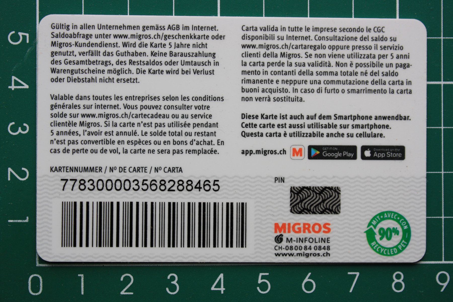 Cartoline: geschenkkarte – Usato da Laupen BE venduto da Gufi57 1