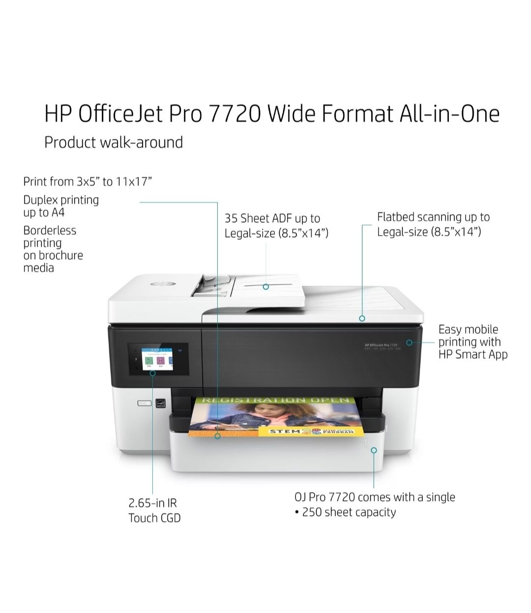 Hewlett Packard Stampanti: HP OfficeJet 7720 Wide Format – Nuovo (secondo la descrizione) da Mollis venduto da Makedonce 1