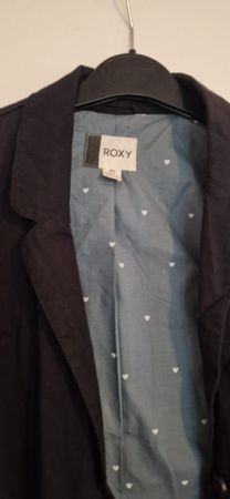 Veste blazer ROXY noire, taille M, idéale pour l'automne